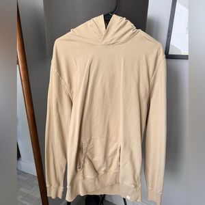 The Normal Brand Classic Terry Popover Hoodie - Tan / L